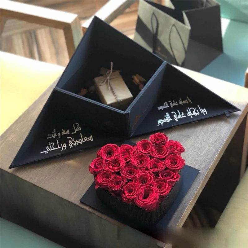 

Like a fighter new design two floors can move the inner part, ,No writing flowers box ,party gitf boxes,buy 2pcs 12% discount