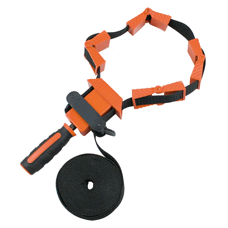 

Pure Nylon Picture Frame Woodworking Band Strap Ratchet Clamp Corner Miter Tool