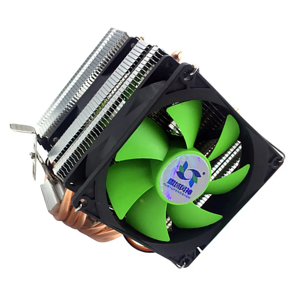 3 линии 6 тепловая труба cpu Радиатор AVC Чистая медь AMD 1155 1156 настольный вентилятор охлаждения процессора компьютера с постоянной скоростью один двойной ветер