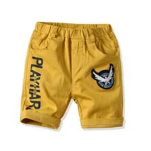 19 новых стильных детских штанов в европейском и американском стиле Модные капри Летние повседневные эластичные брюки из саржи для мальчиков