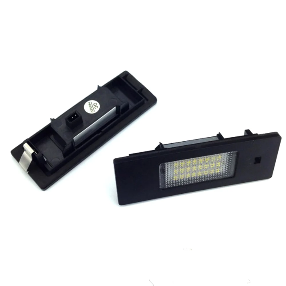 2 шт. светодиодные номерные знаки светильник для BMW E63 24SMD светодиодный номерной