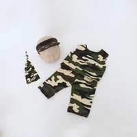 Baby Summer Clothing Newborn Baby Girls And Boys  Aladdin Magic Lamp Style Romper Jumpsuit Patchwork Outfit   Clothes Set 2