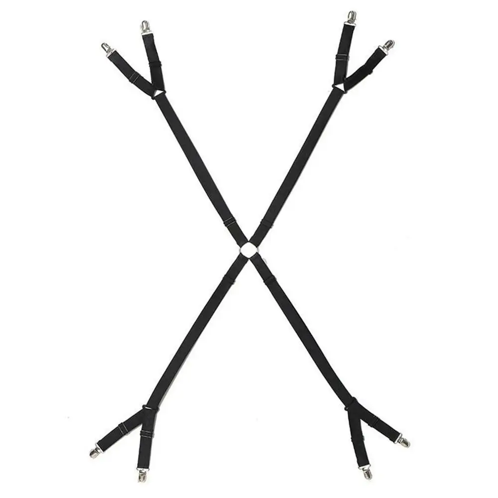 

Extra Long Sheets Clips Sheets Non-Slip Fixed Buckle Multi-Function Adjustable Sheet Holder Black