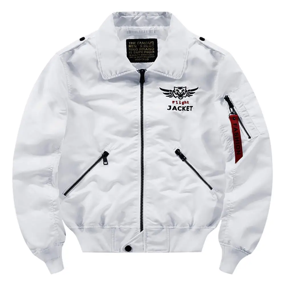 

Outdoor Sport Jacket Mens New Fashion Casual Fashion Pure Color Plus Size Zipper Jacket Long Sleeve Turn-down Collar Outwear