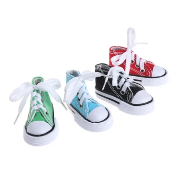 

Bird Toys Mini Canvas Shoes Chew Bite Decoration Hanging Cage Funny Parrot Craft