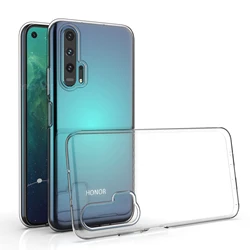 Ultra Thin Transparent Silicone Phone Case - Soft TPU Cover for Honor V30 Pro (Transparent)
