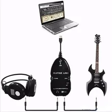 Хит, кабель для гитары, аудио, USB, интерфейс, адаптер для MAC/PC, музыкальная запись, аксессуары для гитарных плееров, подарок