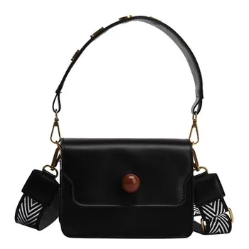 

British Fashion Simple Small Square Bag Women's Designer Handbag 2019 High-quality PU Leather Chain Mobile Phone Shoulder bags