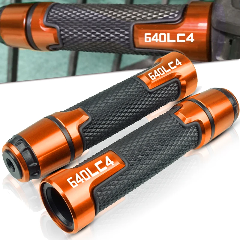 

FOR KTM 640 SUPERMOTO 640 LC4 Supermoto 1998-2007 7/8" 22MM CNC Motorcycle handlebar grip ends handles Motorbike handlebar grips