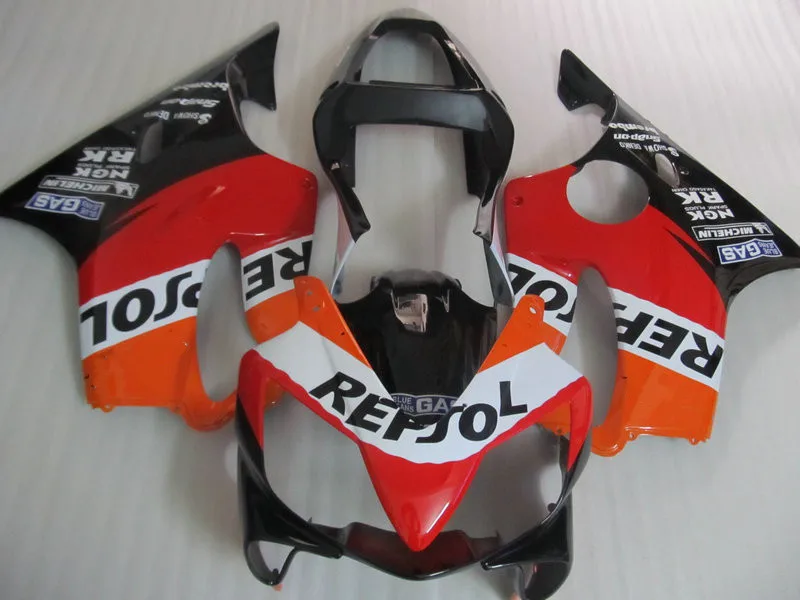 Комплект обтекателей для CBR600 F4I 01 02 03 CBR600F4I 2001 2002 2003 REPSOL комплект из красного и