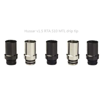 

Taifun GT IV S Taifun GT4S/Taifun GSL RTA/Hussar v1.5 RTA 510 MTL drip tip Replacement Stainless Steel Wide Bore Mouthpiece