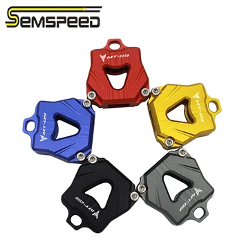 

SEMSPEED Motorcycle CNC logo MT-09 Key Case Cap Shell Colorful Personality Key Cover For YAMAHA MT 09 FZ09 FZ 09 MT09 SP TRACER
