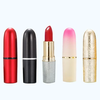 

10 pcs Empty Lipstick Tubes Bullet Shape Lip Balm Tube Packaging Refillable Lipstick Sample Containers Homemade Lip Stick Tubes