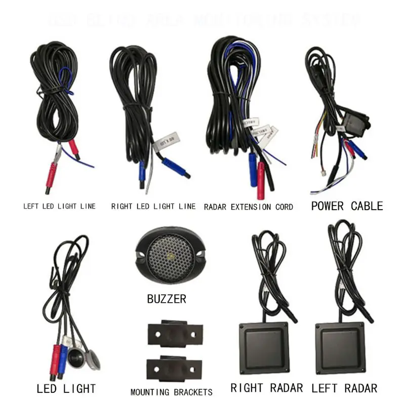

Car Blind Spot Monitoring BSD BSA BSM Radar Detection System Microwave Sensor Assistant Car Driving Security