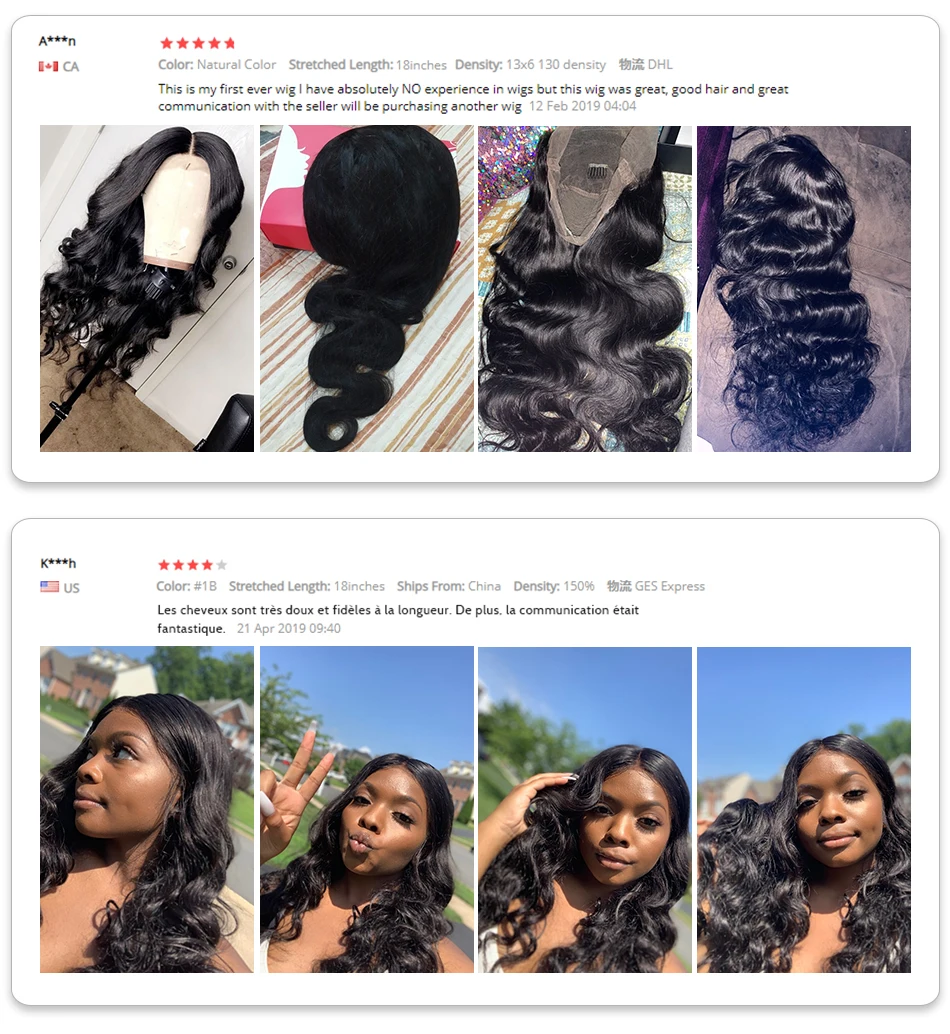 body wave wig