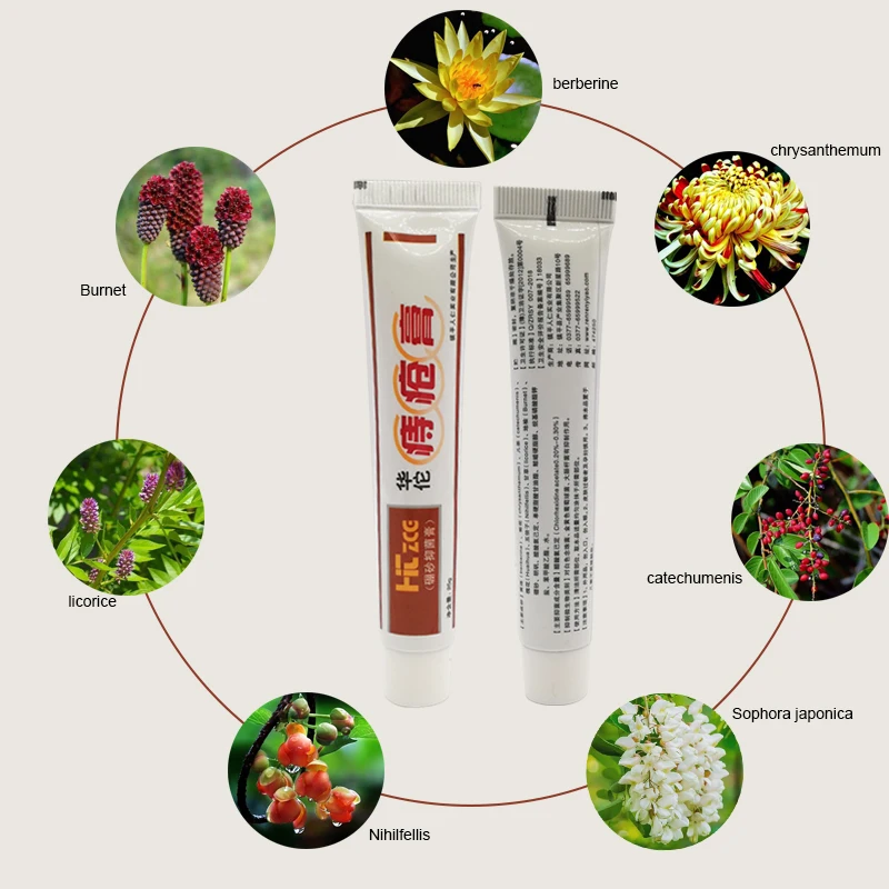 Hemorrhoids Treatment Cream | Hua Tuo Hemorrhoid Ointment Made From Herbs Treat Hemorrhoids Relief The Pain Regain Health Antipruritic Comfortable