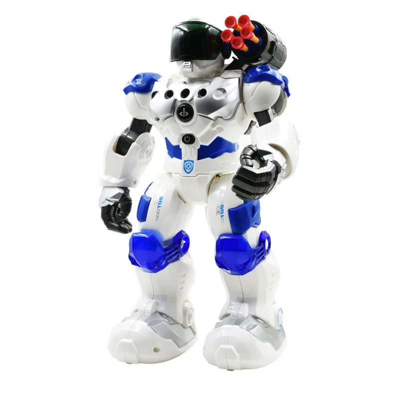 

AMWELL New Weir 8088 Machinery Cops Police Firefighting Robot Programming Smart Remote Control CHILDREN'S Toy 9088