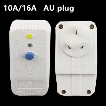 

10A 16A australian au Plug Circuit Breake Leakage Protection Safety RCD Socket Adaptor Home rewirable defend Electricity leakage