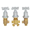 Bathtub Tap Brass Switch Control Valve Cold&Hot Shower Mixer Faucet Split 2 Way Water Divide Bathroom Cabinet Crane 2