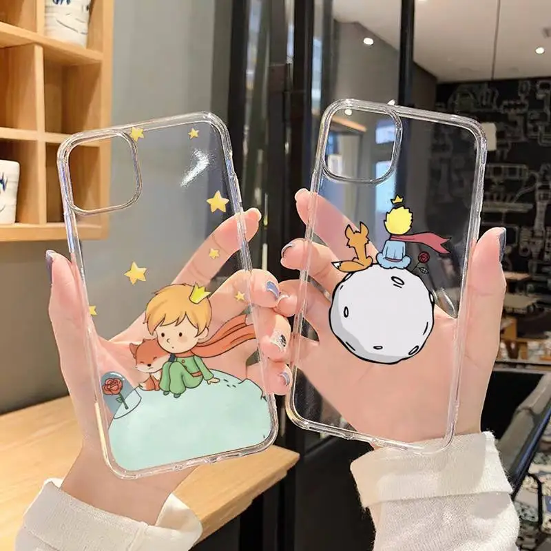Чехол для телефона The Little Prince прозрачный мультяшный чехол iPhone 13 11 12 pro max mini 6 6s 7 8 Plus
