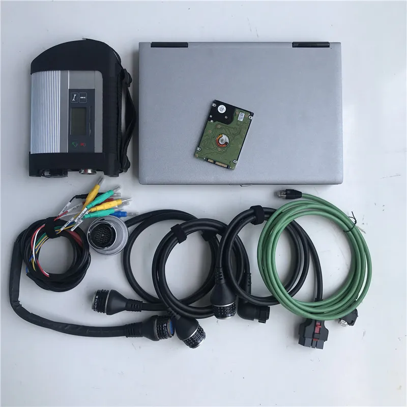 

Diagnostic Tool MB SD C4 with HDD Software 2023.12v DAS-DTS-VEDIAMO-EPC in Laptop D630 Ready to Work for MB Star C4 Scanner