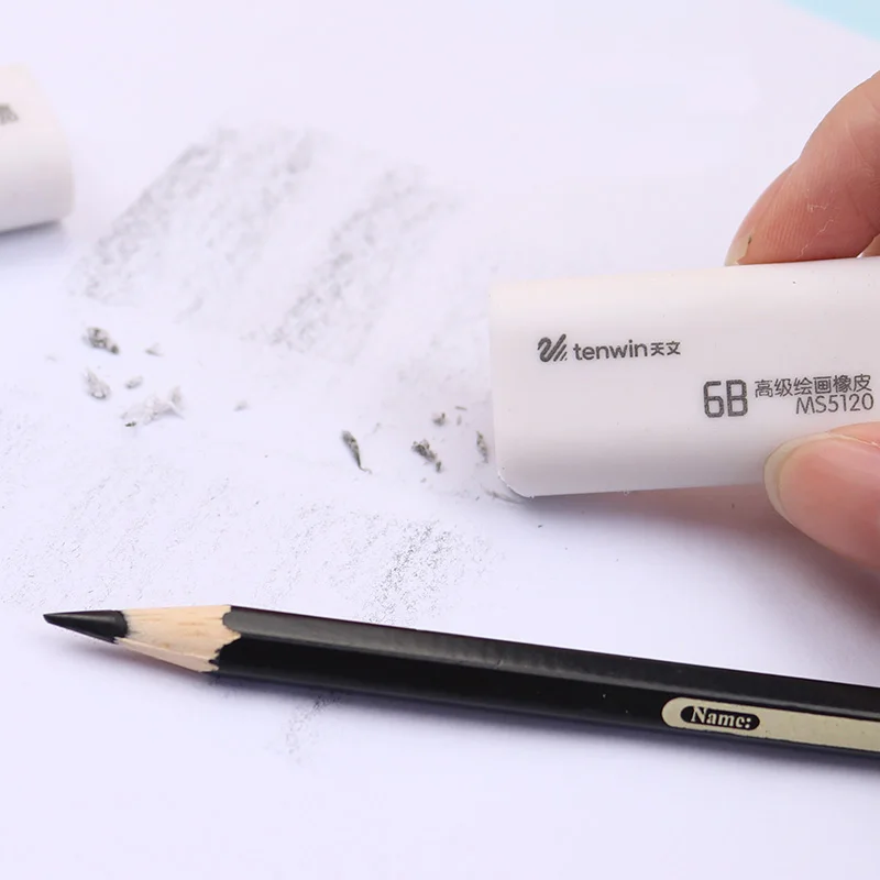 Tenwin 6B резиновый ластик для карандаша мягкий эскиз студентов художественная
