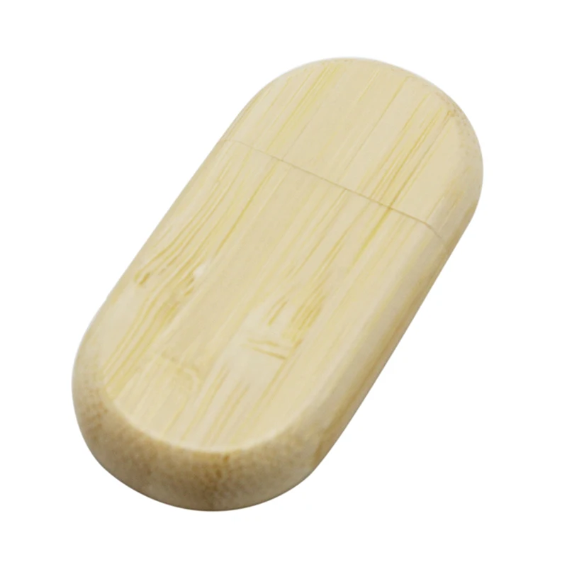 Bamboo Флеш-накопитель usb 2,0 4 ГБ 8 ГБ 16 ГБ 32 ГБ 64 ГБ с индивидуальным логотипом TEXT ME 5 цветов - Цвет: Bamboo