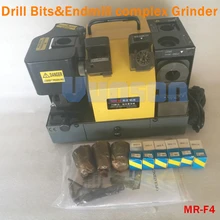 MR-F4 Концевая фреза+ сверла точильный станок Комплексная точилка+ 2 шт. шлифовальный круг+ 1 2 шт. Цанги