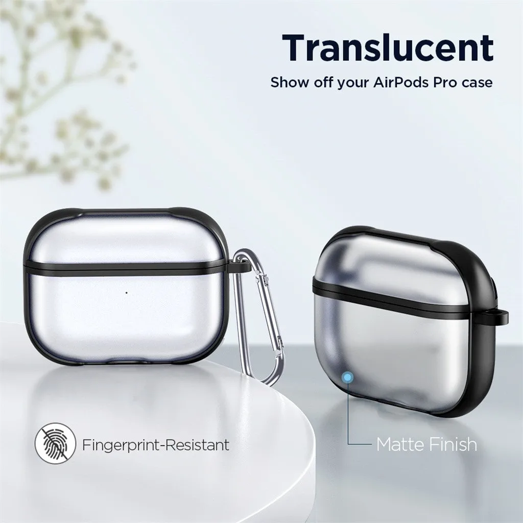 HIPERDEAL ударопрочный симпатичный прозрачный защитный чехол из ТПУ для Airpods Pro