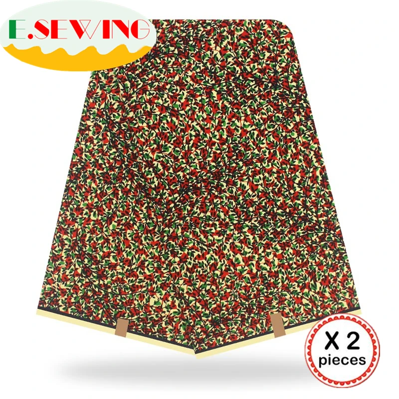 Анкара африканская вощеная ткань принтом 12 ярдов хлопок настоящий голландский воск Гана нигерийский стиль для шитья африканские платья одежда 17