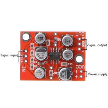 

DC 5V-15V 12V AD828 Stereo Preamp Power Amplifier Board Preamplifier Module Dropship