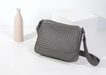 

2020 New Style Single-shoulder Bag for Women Europe And America Fashion Pu Weaving WOMEN'S Bag Women's Handbag