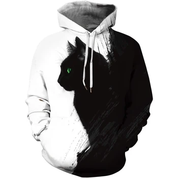 

3D trend hot new Unicorn Unicorn with unique temperament print Hooded Sweatshirt casual fashion personality Sports