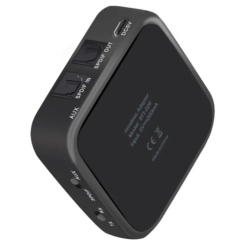 Полный Bluetooth передатчик и приемник, 2-в-1 Беспроводной аудио адаптер переменного тока, Bluetooth 4,1 адаптер с 3,5 мм аудио кабель, сопряжение 2