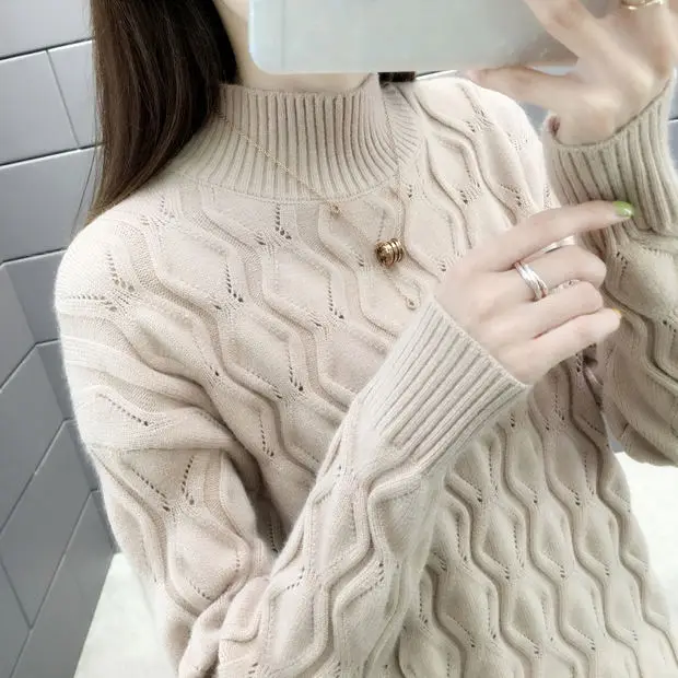 Blusas De Inverno Feminina 9335 женский пуловер с бриллиантовым блоком свитер осень-зима 44-2/F, 4 ряда, 3 полки