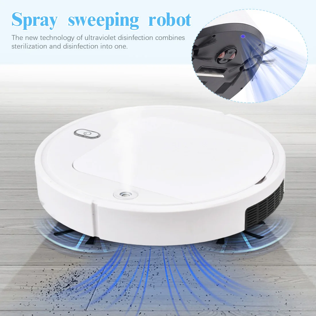 

Automatic Smart Robot Vacuum Cleaner Home forThin Carpet & Hard Floor Professional Sweeping Machine Function Automatic Recharge