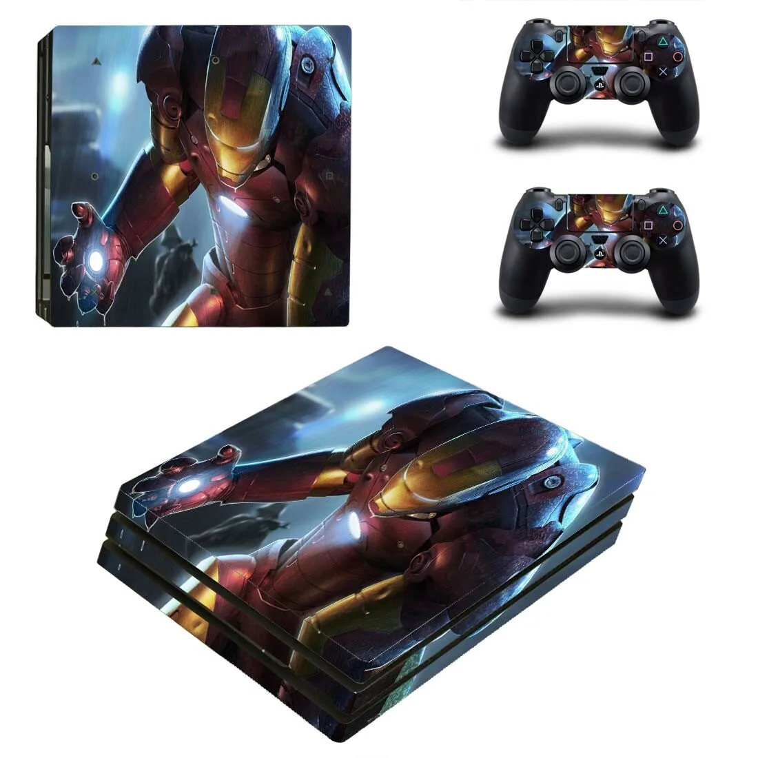 Железный человек PS4 Pro sticker s PS 4 Play station 4 Pro виниловые наклейки Adesivo для консоли и контроллера playstation 4 Pro