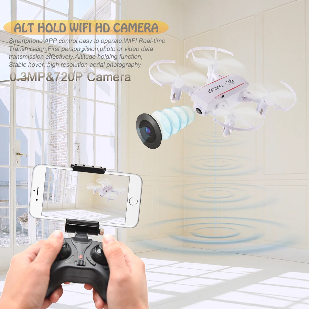 Linxtech IN1601 720P Wifi FPV милый селфи мини-Дрон с камерой вертолет удержание высоты RC Дрон Квадрокоптер складной Дрон