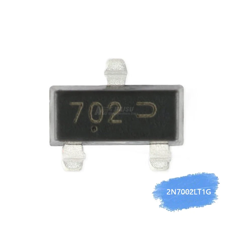 100 шт. 2N7002LT1G SOT23 2N7002 SOT SMD 702 SOT23-3 маленький сигнал MOSFET 60 в 115 мА N-Channel New original |