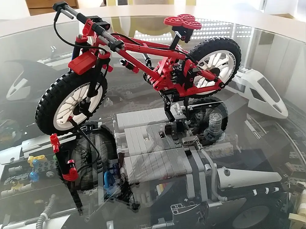 306 шт. Sembo 703302 техника горный велосипед 2в1 тандемный велосипед Moc строительные блоки кирпичи обучающая техническая серия экшн-игрушка