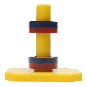 

1 Set Funny Exquisite Durable Scientific Educational Magnetic Equipment Maglev Experiment Toy Magnet Ring Toy for Kids