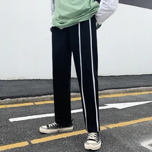 Мужские брюки осень и зима Новые однотонные повседневные спортивные брюки Harlan Молодежная индивидуальная модная трендовая мужская одежда
