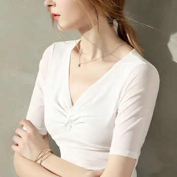 

Ballroom Dance Wear Top For Women Mid Sleeve Waltz Standard Dance Tango Rumba Salsa Outfit Modern Dance Practice Tops DC4439