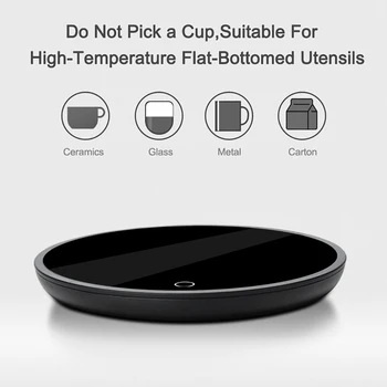 

Electric Coffee Cup Warmer Heating Mat Pad Heater for Tea Coffee Milk Home Office Mug Warmer Fast Heater Warmer Birthday Gift