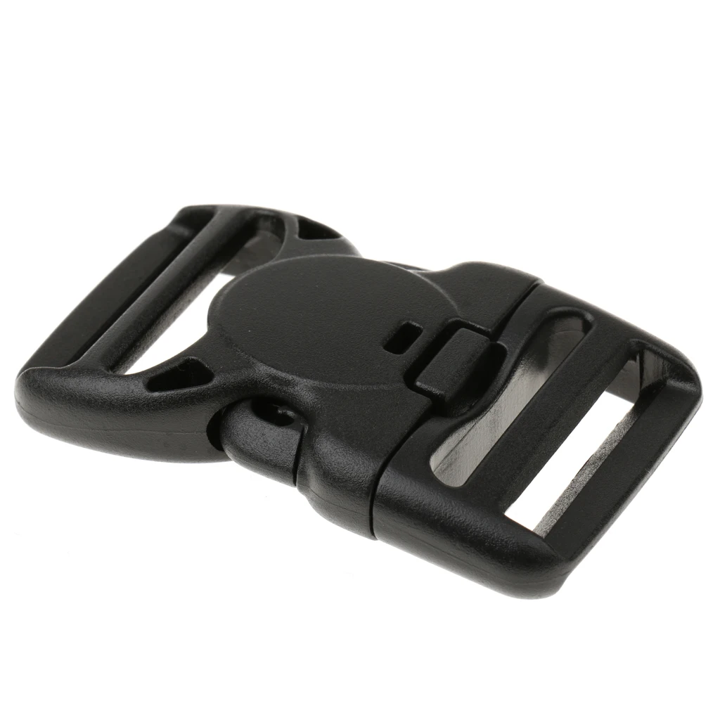 High Quality Plastic Side Release Buckle Clips / Sliders For Webbing 38mm