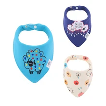 Детские слюнявчики, шарф, муслиновые Слюнявчики, 3 упаковки, новорожденный мальчик, младенец, девочка, малыш, зимний хлопковый водонепроницаемый Слюнявчик