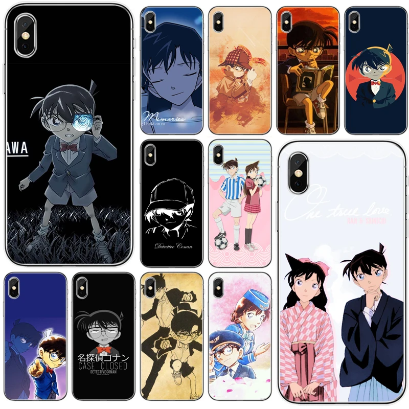 

Detective Conan Cover Soft Silicone TPU Phone Case For iPhone SE 5 5S 6 6S 6plus 7 8 plus X XS XR XS Max