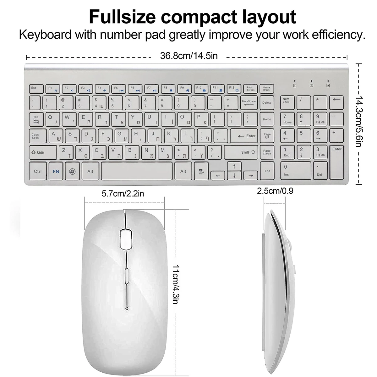 Combos de teclado e mouse