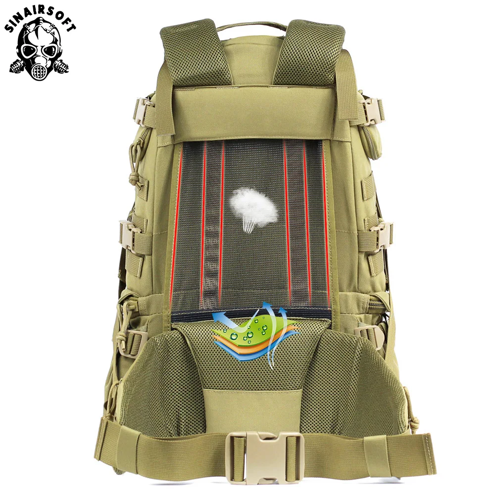 Многофункциональный тактический рюкзак SINAIRSOFT военная водонепроницаемая сумка