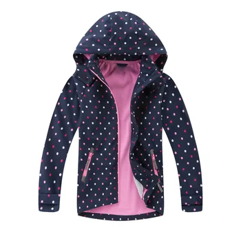 

New 2020 spring autumn chld kid clothes baby girls windproof waterproof jackets outwear soft shell jackets